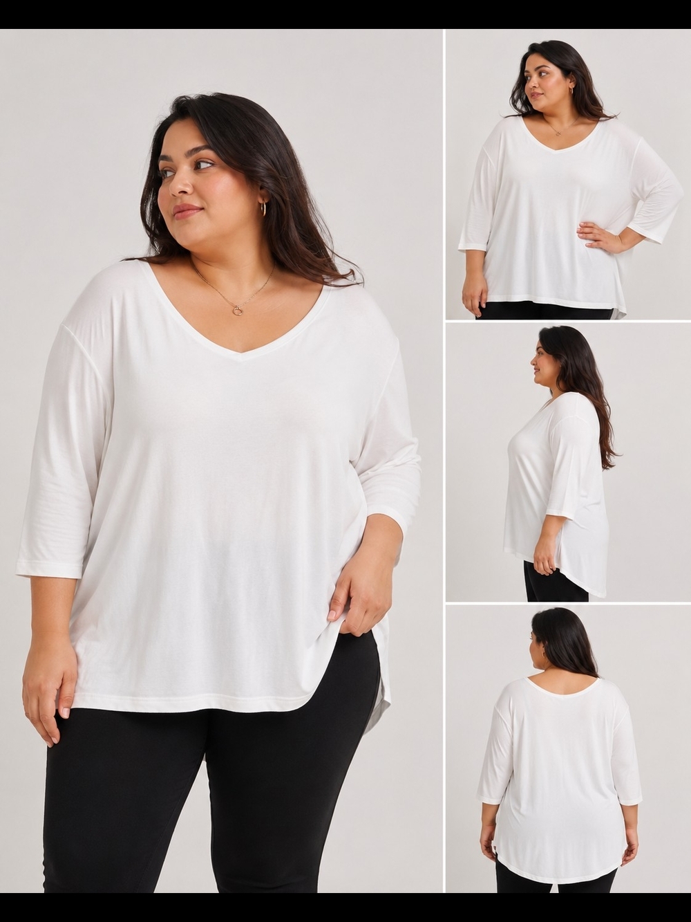 Tunic Top - White XXL